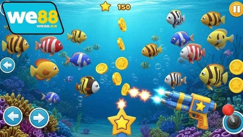 Cách chơi bắn cá ăn xu We88 hiệu quả