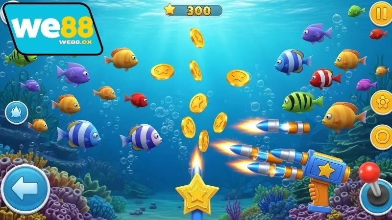 Cách chơi bắn cá online đổi thẻ We88